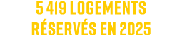 5 419 logements r serv s en 2025